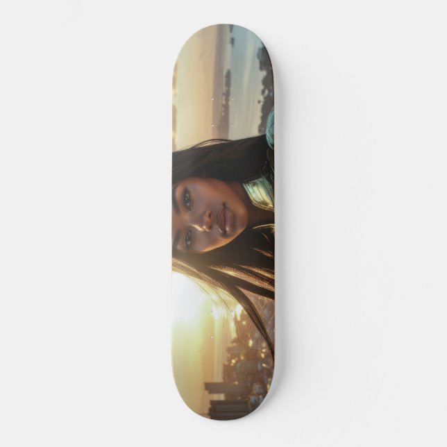 LAGOS - SUPERHJÄLTE MINI SKATEBOARD BRÄDA 18,5 CM (Framsida)