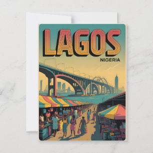 Lagos Vintage Vykort
