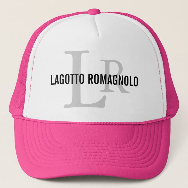 Lagotto Romagnolo avelMonogram Truckerkeps (Framsida)