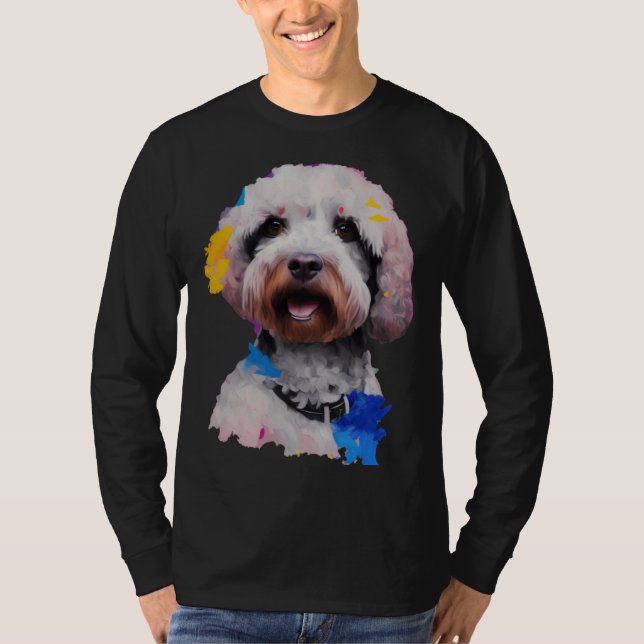 Lagotto Romagnolo Dog   Pop   T Shirt (Framsida)