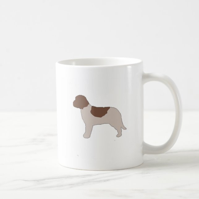 Lagotto Romagnolo färgsilhouette Kaffemugg (Höger)