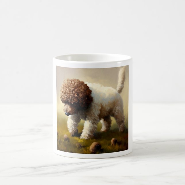 Lagotto Romagnolo Hund Kaffemugg (Center)