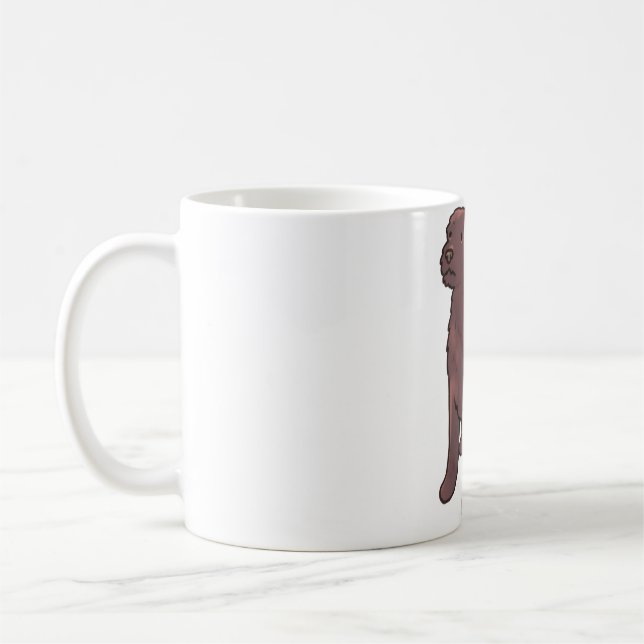 Lagotto romagnolo hund Magic Kaffemugg (Vänster)