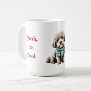 Lagotto Romagnolo i julsötare Kaffemugg