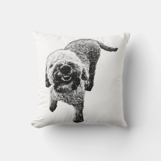 Lagotto Romagnolo Kudd - Happy Dog Design Kudde (Framsida)