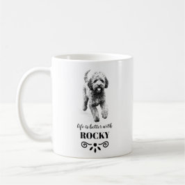 Lagotto Romagnolo Life är bättre Anpassningsbar Hu Kaffemugg