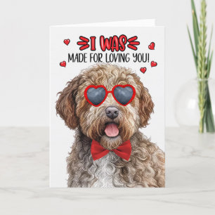 Lagotto Romagnolo Made for Loving You Valentine Helgkort