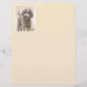 Lagotto Romagnolo-målning - Söt originell hundkons