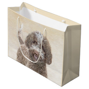 Lagotto Romagnolo Painting - Cute Original Hund Ar
