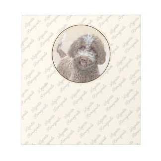 Lagotto Romagnolo Painting - Cute Original Hund Ar Anteckningsblock