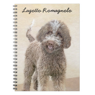 Lagotto Romagnolo Painting - Cute Original Hund Ar Anteckningsbok