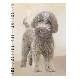 Lagotto Romagnolo Painting - Cute Original Hund Ar Anteckningsbok
