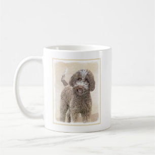 Lagotto Romagnolo Painting - Cute Original Hund Ar Kaffemugg