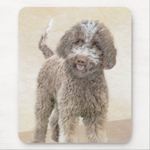Lagotto Romagnolo Painting - Cute Original Hund Ar Musmatta