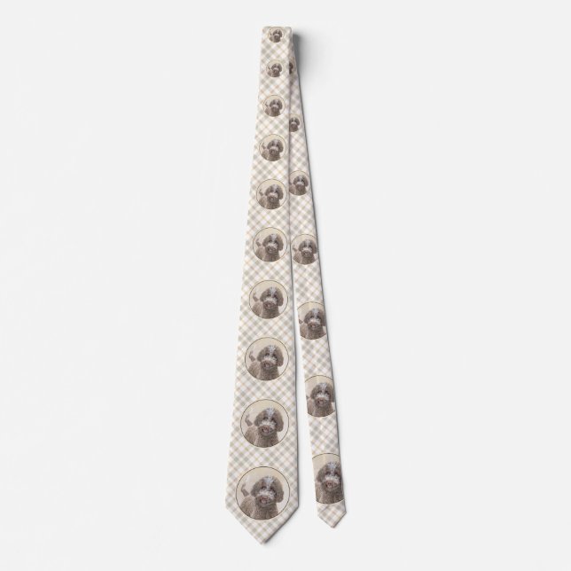 Lagotto Romagnolo Painting - Cute Original Hund Ar Slips (Framsida)