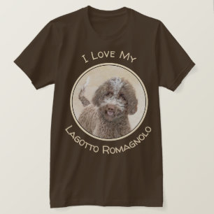 Lagotto Romagnolo Painting - Cute Original Hund Ar T Shirt