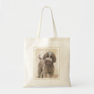 Lagotto Romagnolo Painting - Cute Original Hund Ar Tygkasse