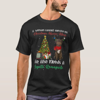 Lagotto Romagnolo Reindeer Julgran Ornament T Shirt