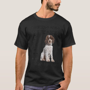 Lagotto Romagnolo Slay Mamma Pappa Print, Italiens T Shirt