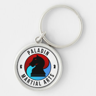 LagPaladin högvärdiga Keychain Rund Silverfärgad Nyckelring