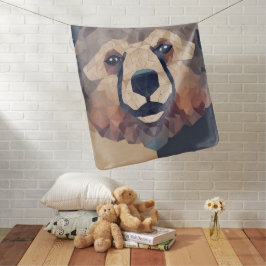 Lågpolär utformning av grenhuvud bebisfilt