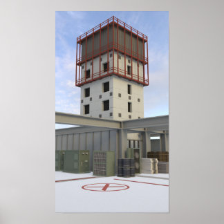 Lågpoly CSGO Karta Vertigo Poster