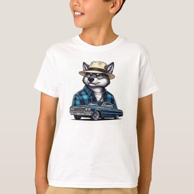 Lågprisch Wolf T Shirt (Framsida)