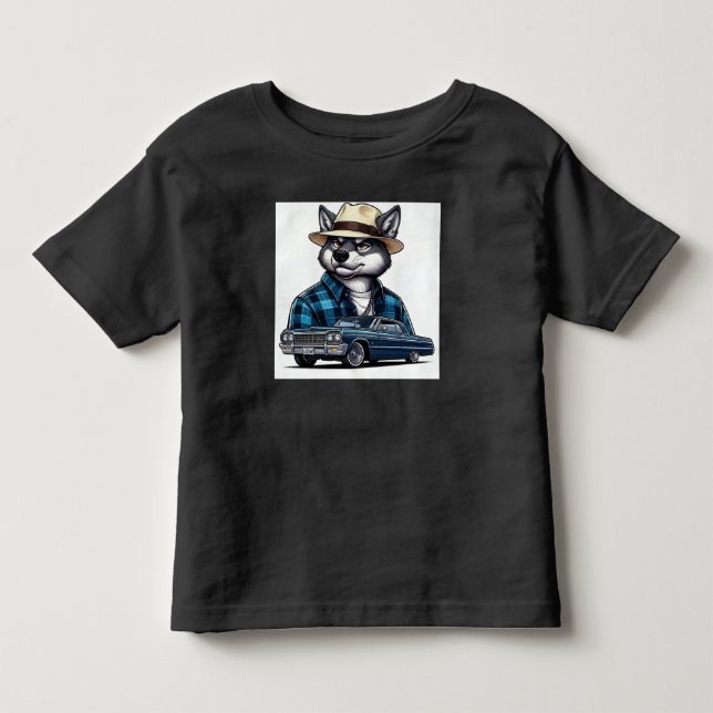 Lågprissatt varg t shirt (Framsida)