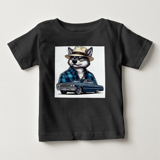 Lågprissatt varg t shirt (Framsida)