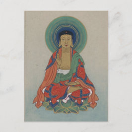 Lagra Buddha-vykort Vykort