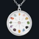 *~* Lagra Chakra Crystal Grid Energy Silverpläterat Halsband<br><div class="desc">JEWELRY WITH INTENTION (R) - Energetical Enhanced Jewelry. Som professionell som avstånd andlig energiåterförsäljare sedan 2001 har jag lärt mig, utvecklat och utnyttjat kraften i energisparandet. All min JEWELRY WITH INTENTION (R) bär på läkenergin från positiva manifestationer. JEWELRY är redot att ta emot er egen personliga avsikt. När denna kraftfulla...</div>