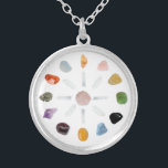 *~* Lagra Chakra Crystal Grid Energy Silverpläterat Halsband<br><div class="desc">JEWELRY WITH INTENTION (R) - Energetical Enhanced Jewelry. Som professionell som avstånd andlig energiåterförsäljare sedan 2001 har jag lärt mig, utvecklat och utnyttjat kraften i energisparandet. All min JEWELRY WITH INTENTION (R) bär på läkenergin från positiva manifestationer. JEWELRY är redot att ta emot er egen personliga avsikt. När denna kraftfulla...</div>