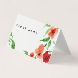 Lagra den hopfällbara visitkort