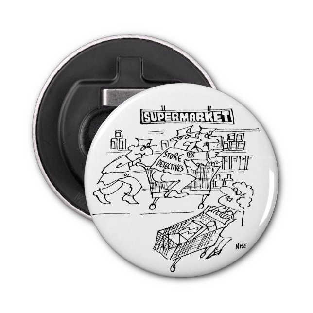 Lagra detaljer på en stormarknad flasköppnare (Framsidan)