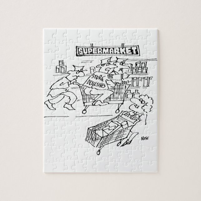 Lagra detaljer på en stormarknad pussel (Vertikal)