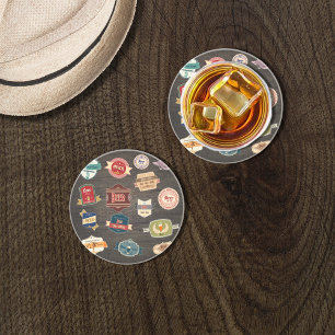 Lagra etiketter för återköp underlägg sandsten