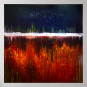 Lagra Färg konsthämtning - bra konst för muren Poster