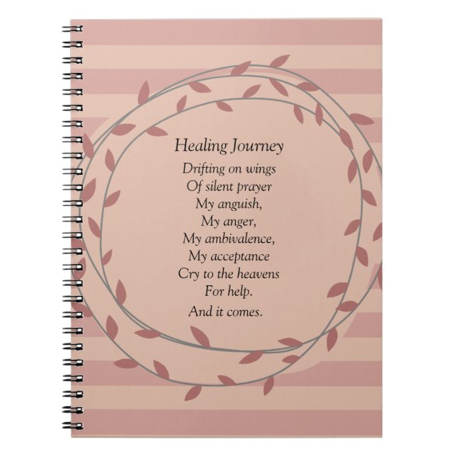 Lagra Journey-inspirationell journalföring Anteckningsbok (Framsidan)