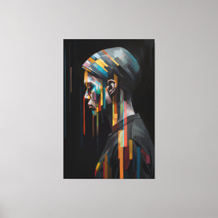 Lagra Känslor - Abstrakt Art-utskrift Canvastryck