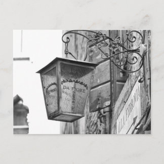 Lagra lampan, Venedig, italien Vykort