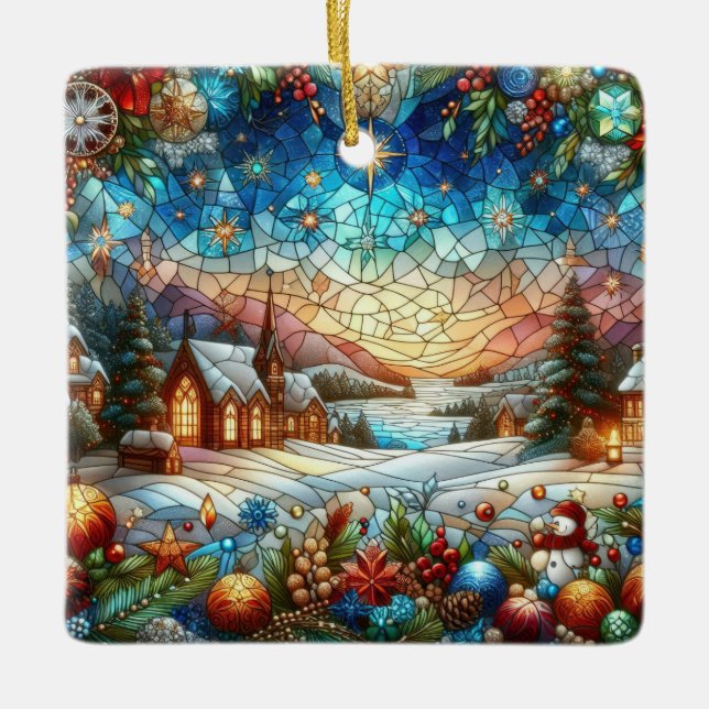Lagrad glasjulscen Ornament (Framsida)