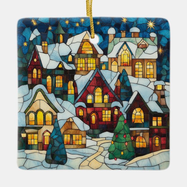 Lagrad glasjulscen Ornament (Framsida)
