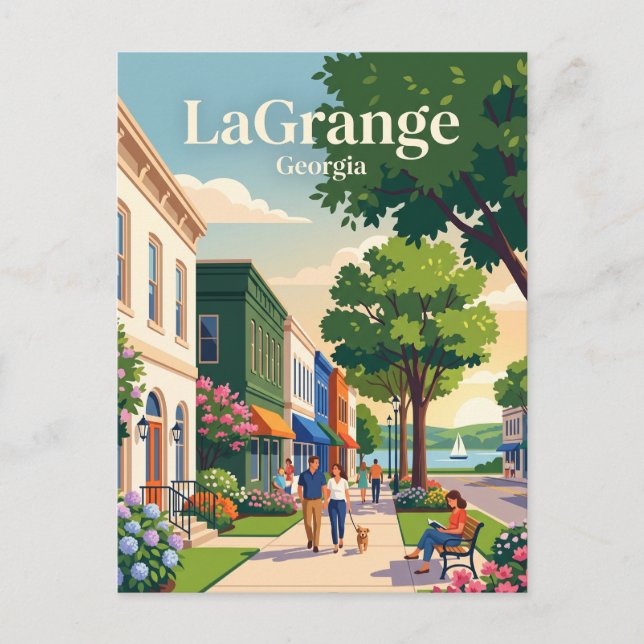 LaGrange, Georgia Vykort (Framsida)
