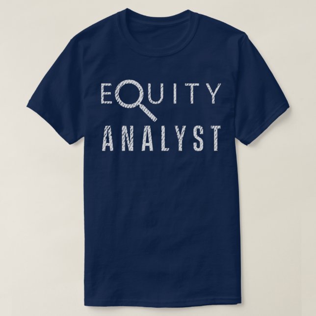 Lagrar Analysis Equity Analyst Analysis Trader 9 T Shirt (Design framsida)