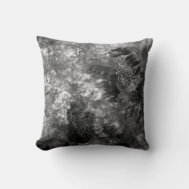 Lagrar av Crystals Grått Kudde (Framsida)