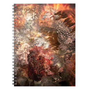 Lagrar av Crystals med Rustic Tint Anteckningsbok