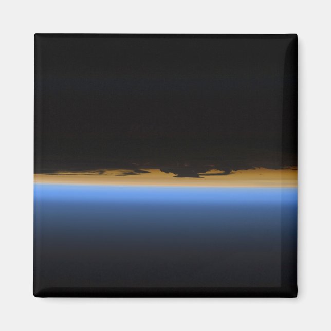 Lagrar av jordens atmosfär magnet (Framsidan)