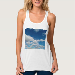 Lagrar av moln linne med racerback