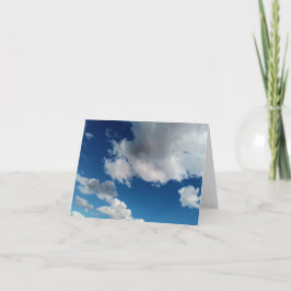 Lagrar av moln tack kort