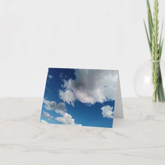 Lagrar av moln tack kort (Framsida)